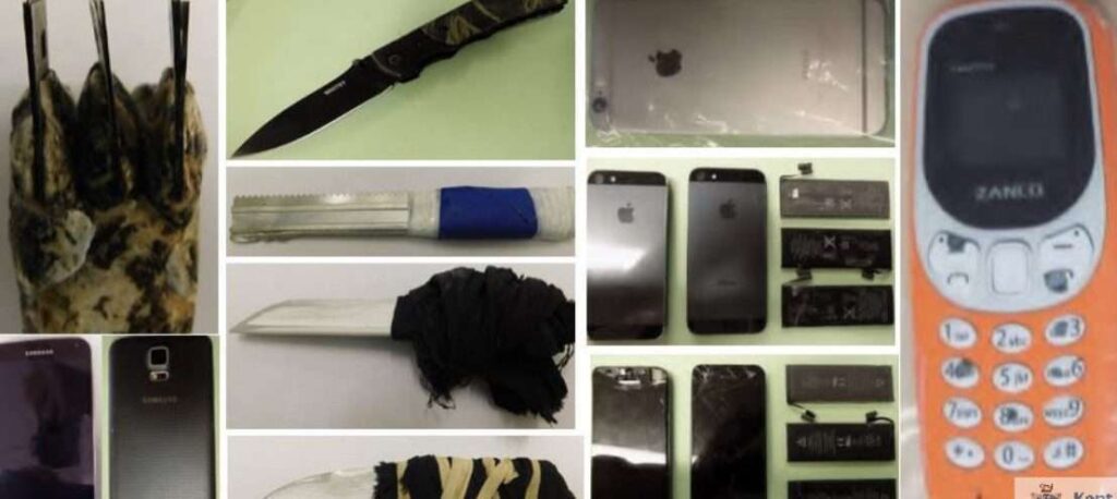 A Prisoner Who Was Found In Possession Of Improvised Knives, And Mobile Phones, At Hmp Swaleside Has Received A New Jail Sentence
