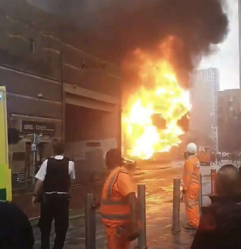 Fire And Explosion At Elephant And Castle Railway Tunnels