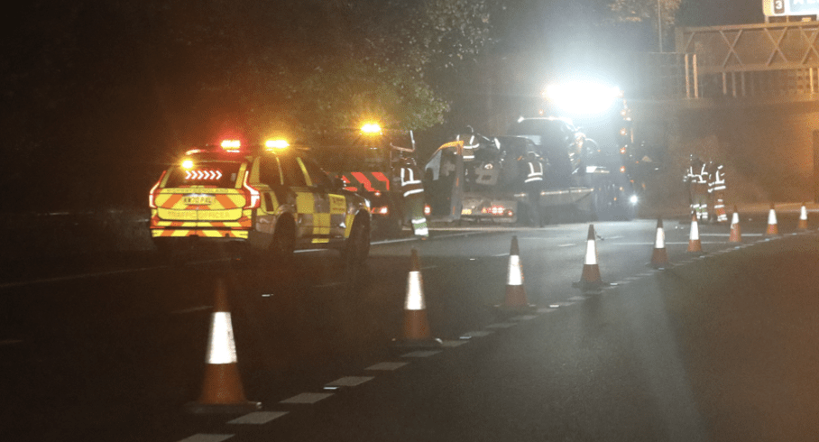 Kent Fire And Rescue Service Was Called To Reports Of A Crash Involving Three Vehicles On The M2 London-bound, Between Gillingham And Chatham