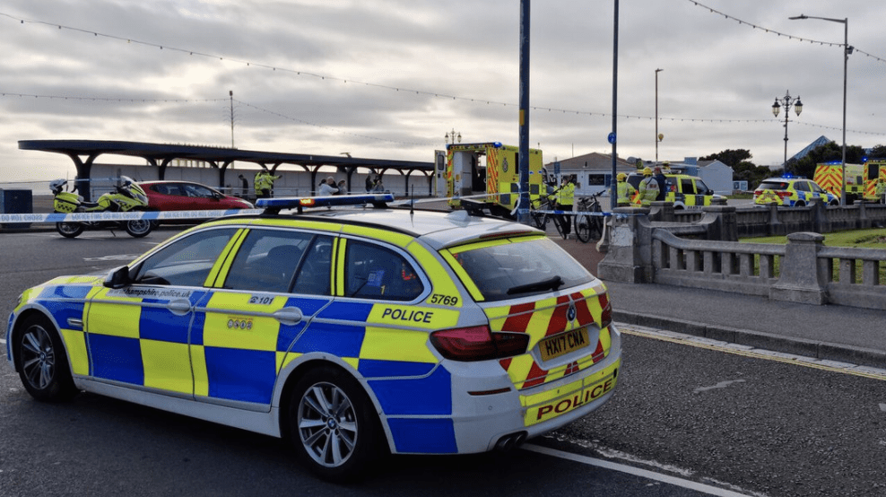 A Man Had Sadly Died After Being Struck By A Motorcycle On A Pedestrian Crossing On Clarence Esplanade, Southsea, Portsmouth