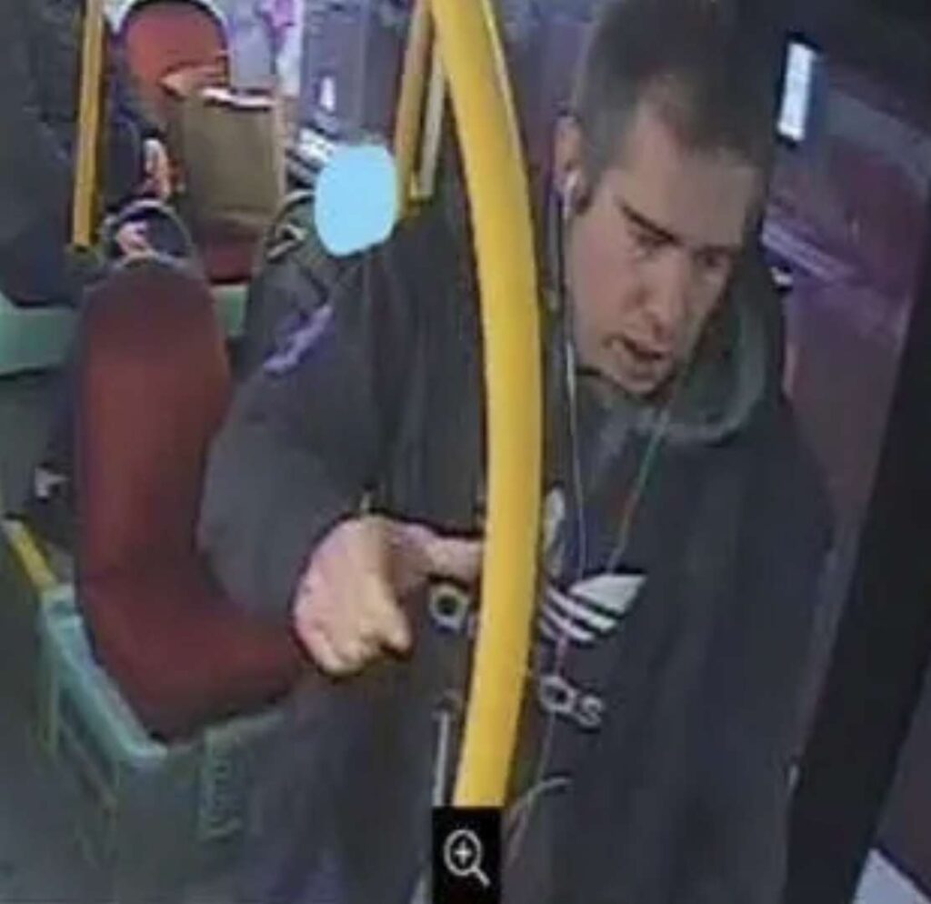 Detectives Investigating After A Woman Was Sexually Assaulted On A Bus In Kingston Have Released An Image Of A Man They Are Keen To Identify