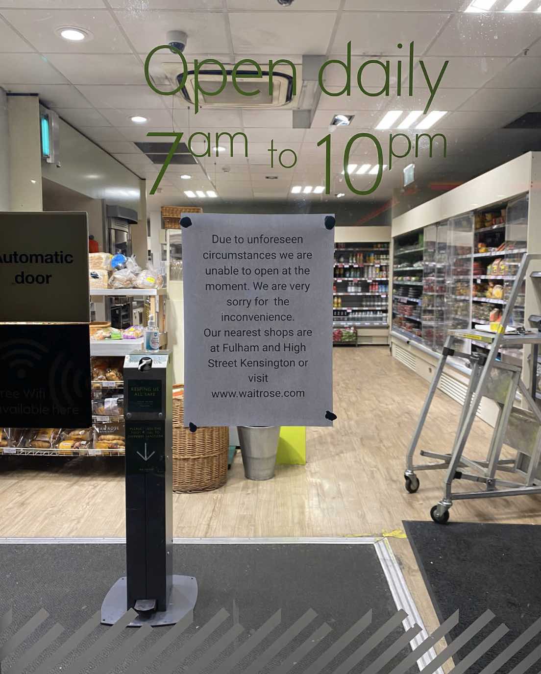 Police Have Arrested A Man In Hammersmith And Fulham On Suspicion Of Contamination Of Goods With Intention Of Causing Public Harm Or Anxiety After Foodstuffs At Supermarkets Were Injected With Needles