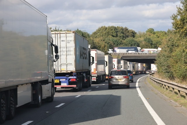 Emergency Services Called  To Collision Involving Two Hgv’s In Dartford Crossing