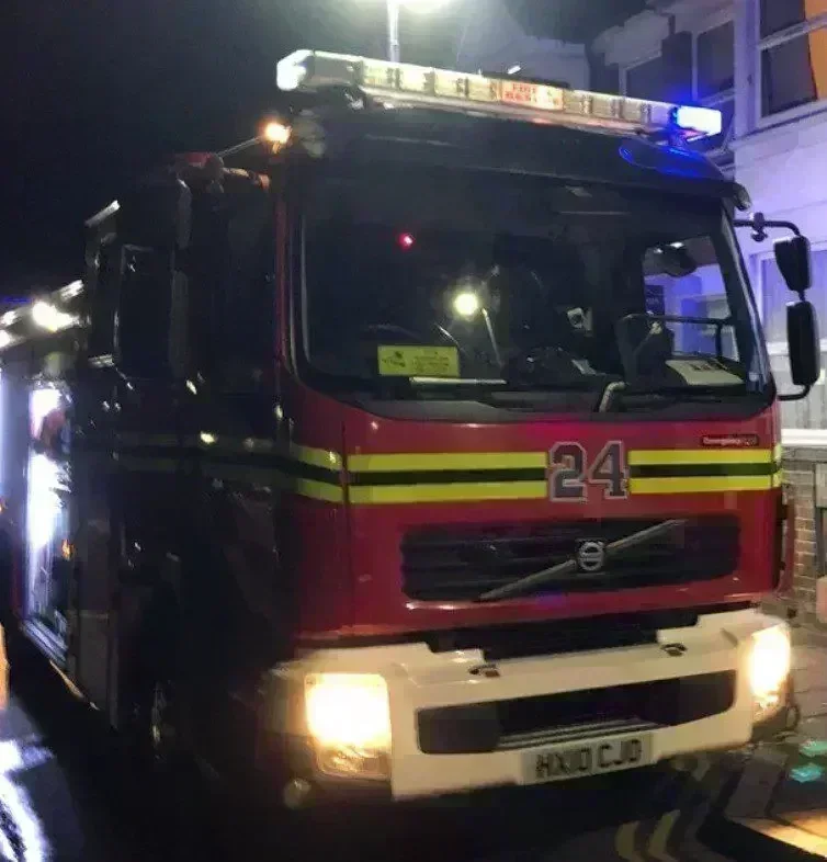 Fire crews called to house  blaze in Milton in Portsmouth