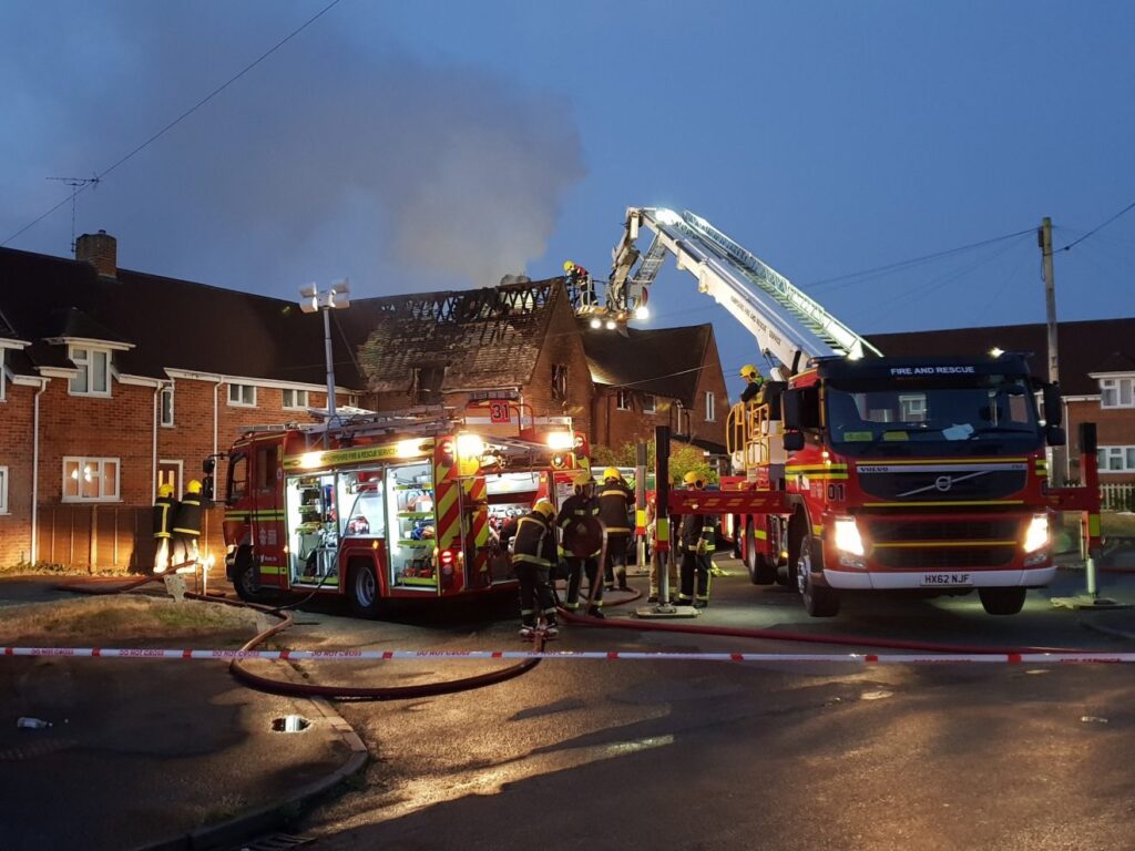 One person rushed to hospital following House fire in Andover