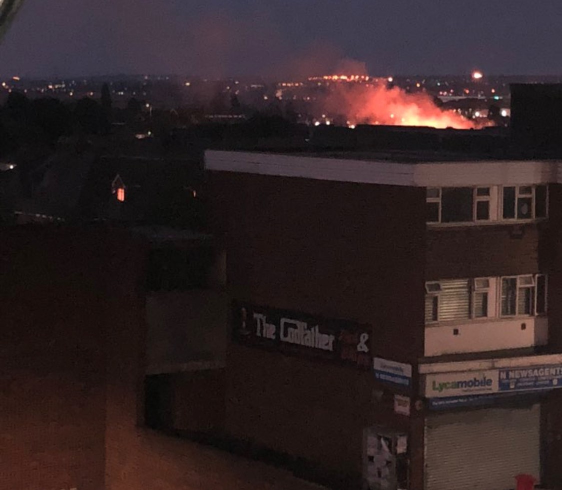 Fire Crews Tackle Balcony Fire In Rochester