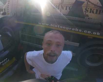 Man hunt for Dangerous Driver