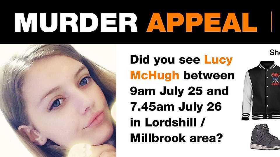 £10,000  Reward offered for Information in Lucy Murder