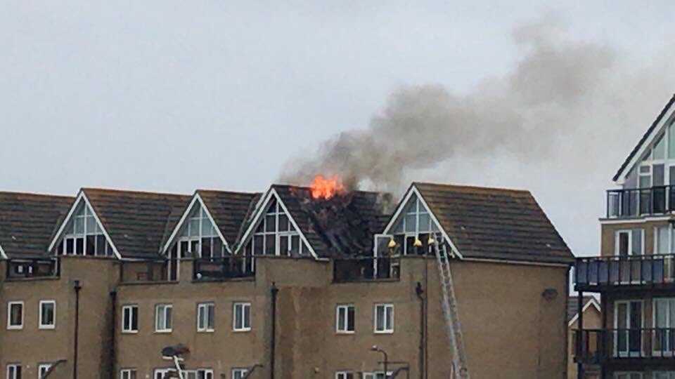 Fire rips through Portsmouth Town House