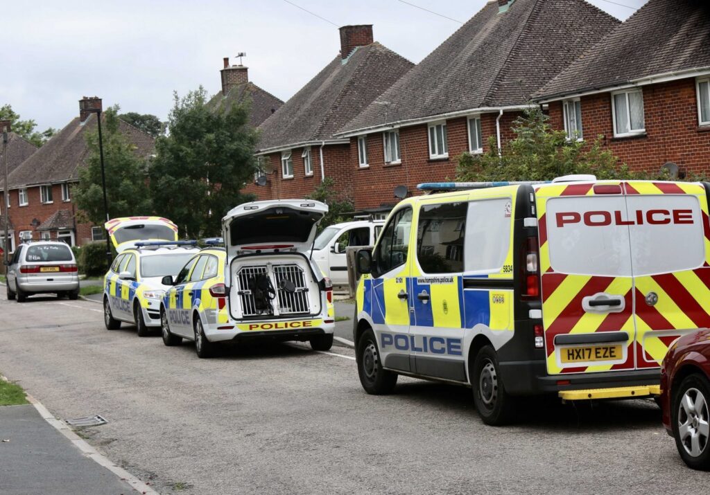 Police Surround Newport Property