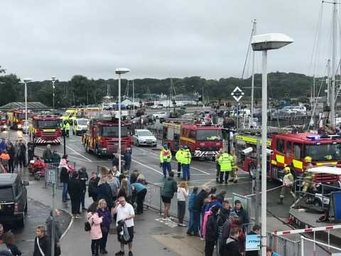 Emergency Services Called To Wightlink Wightsky In Yarmouth