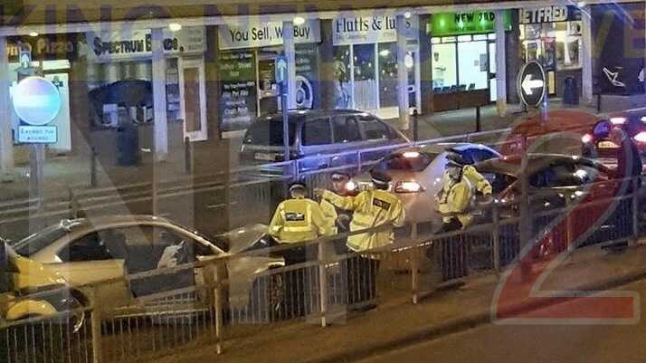 Driver flees scene of five car collision in Chatham