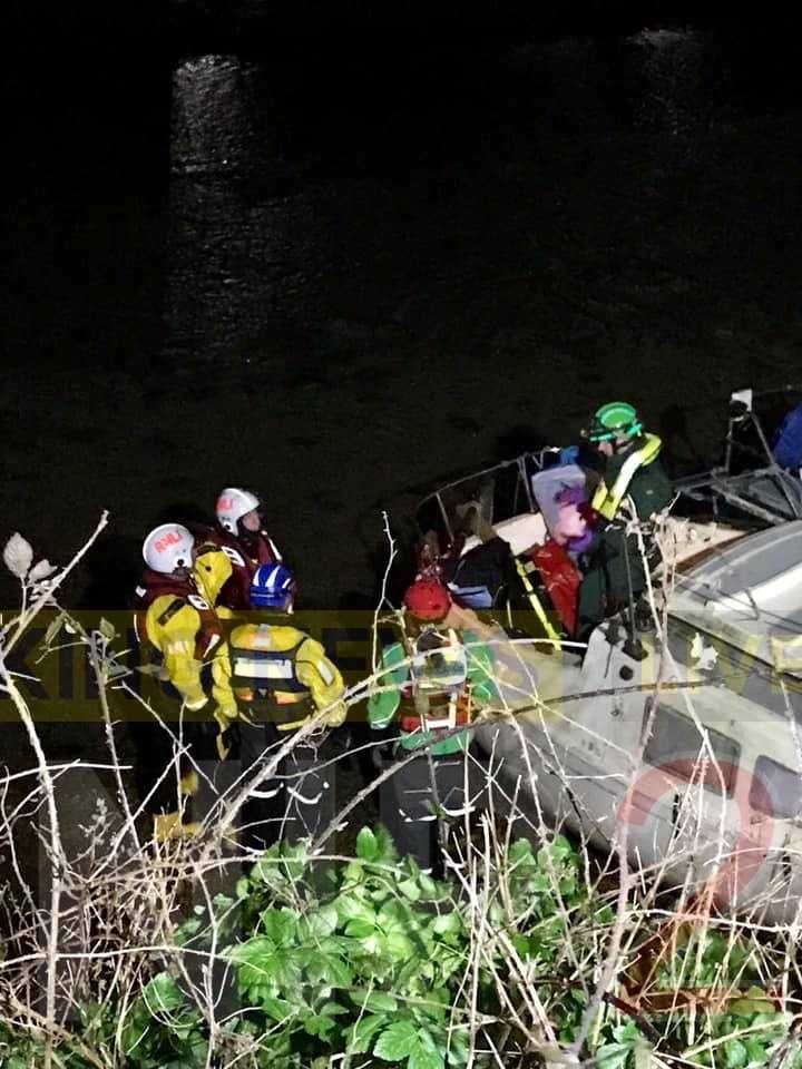 Woman evacuated from House Boat in Southampton