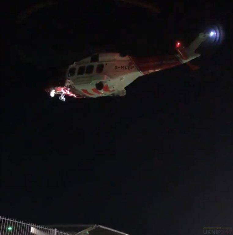 Lifeboat and helicopter scambled to search Osborne Bay