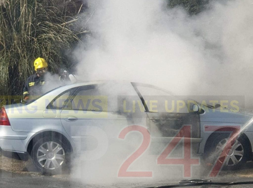 Fire Crew Called To Car Fire In Lake