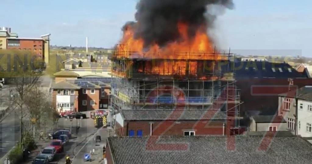 Updated:Fire crews called to major blaze in Southampton