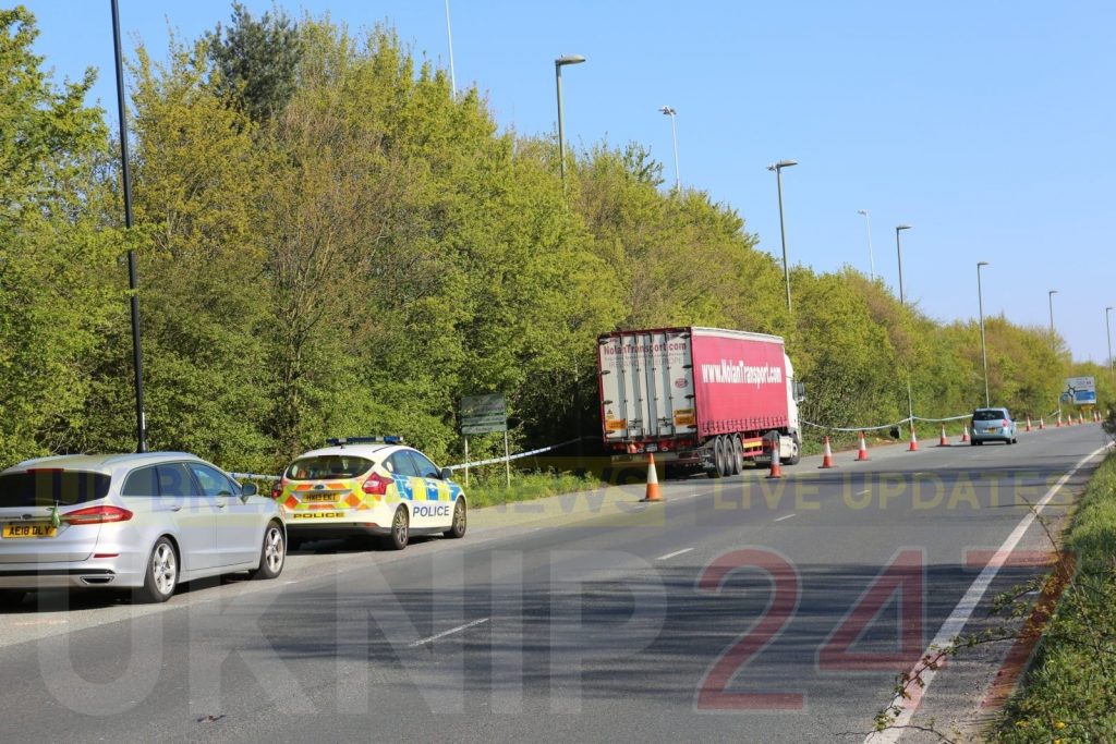 Police cordon off Southampton lay-by