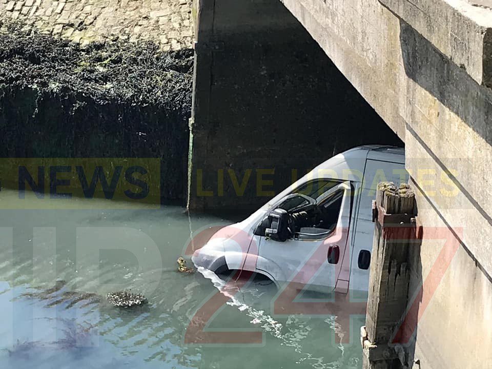 Coastguard Called To Van Trapped In Water
