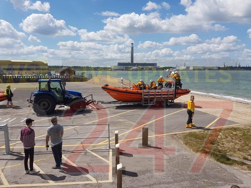 Lifeboat called after concerns for person rescued from the sea