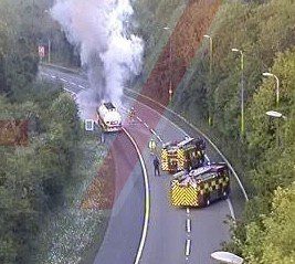 Live Updates:emergency Services Rushed To Fuel Tanker On Fire On M25 Near Sevenoaks
