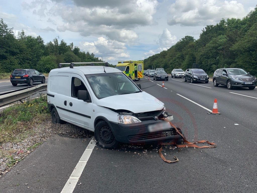 Drunk Driver Causes Traffic Chaos On The A3