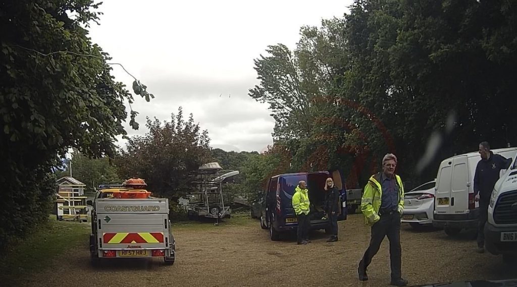 Coastguard  called to person trapped in mud