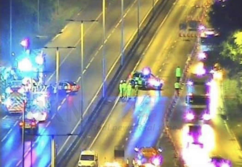 Two arrests after pair found badly burnt on the A406 in Ilford