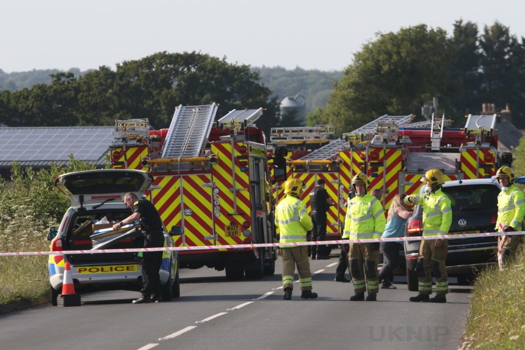 Updated: Video And Pictures Manhunt After Serious Hit And Run On Briddleford Road Near Newport