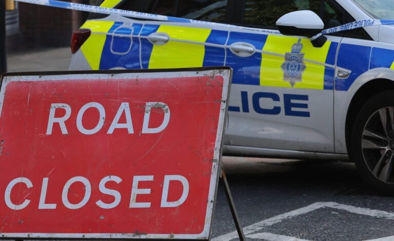 Man on Roof Sparks Sedlescombe Road North Closure in St Leonards
