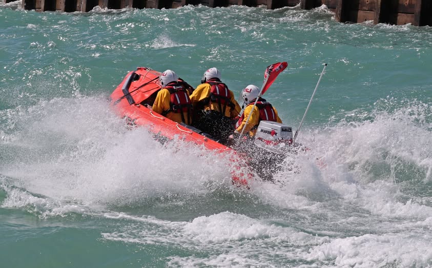 Littlehampton RNLI Rescue Abandoned Boat Drifting Off Sussex Coast