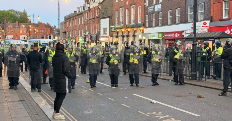 Big Police Operation After Protest Closes Epsom Town Centre Roads