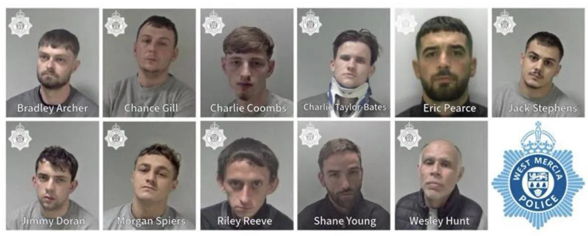 Car Theft Gang Caged for Over 94 Years After £3.5m Crime Spree