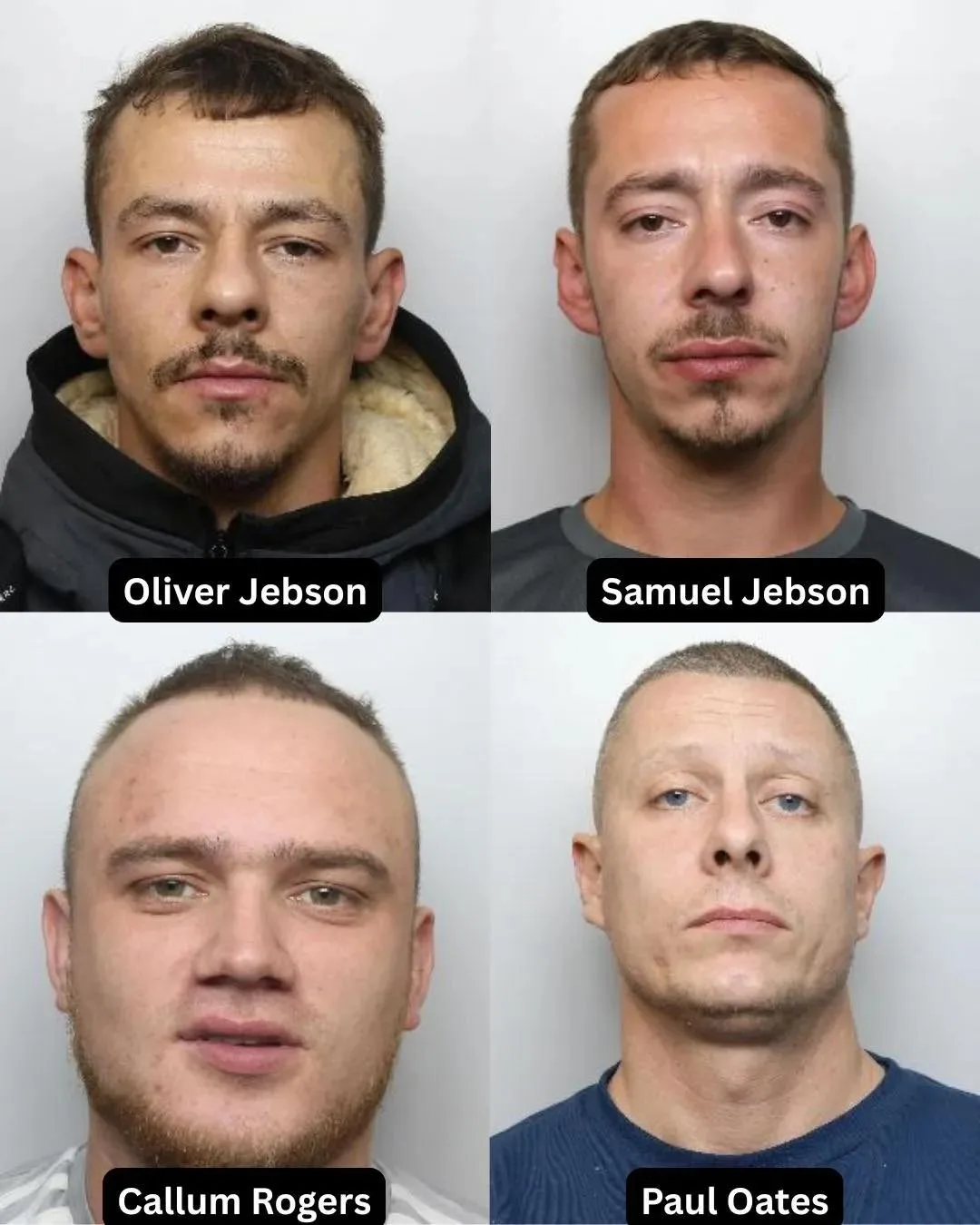 Four Men Jailed for Attempted Murder in Failed Robbery of Cannabis Factory