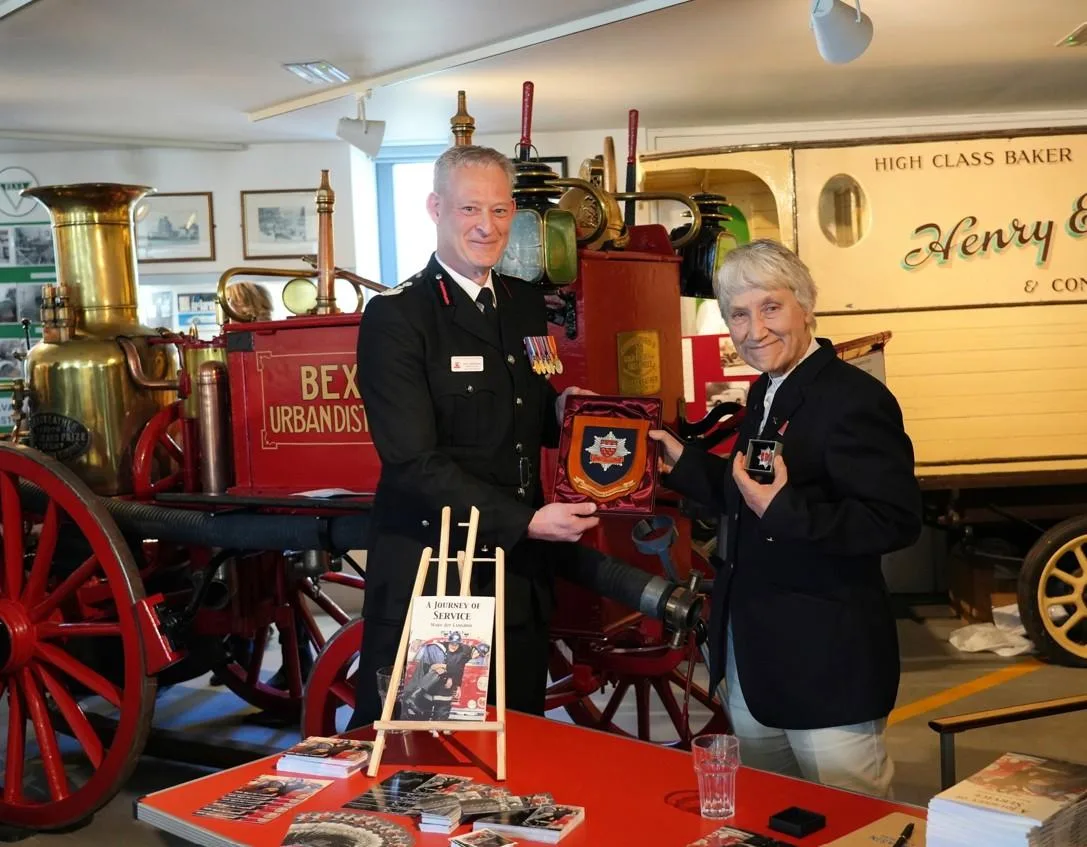 Trailblazing Female Firefighter Marks 50 Years in the Fire Service