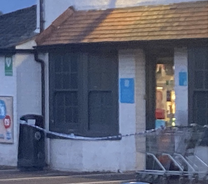 Police Helicopter Flies Off After Shinfield Co-op Incident