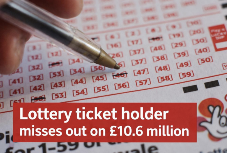 £10.6 Million Lotto Jackpot Vanishes After Winner Misses Deadline