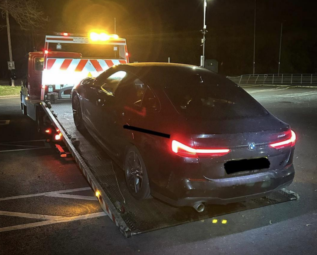 Motability BMW Nabbed Doing 100mph on M6 – No Insurance