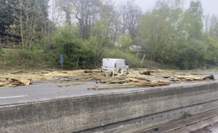 Dash Cam Plea After Lorry Smash on the M3 near Hook