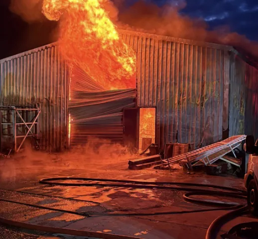 Massive Blaze Rips Through Waltham Abbey Industrial Units