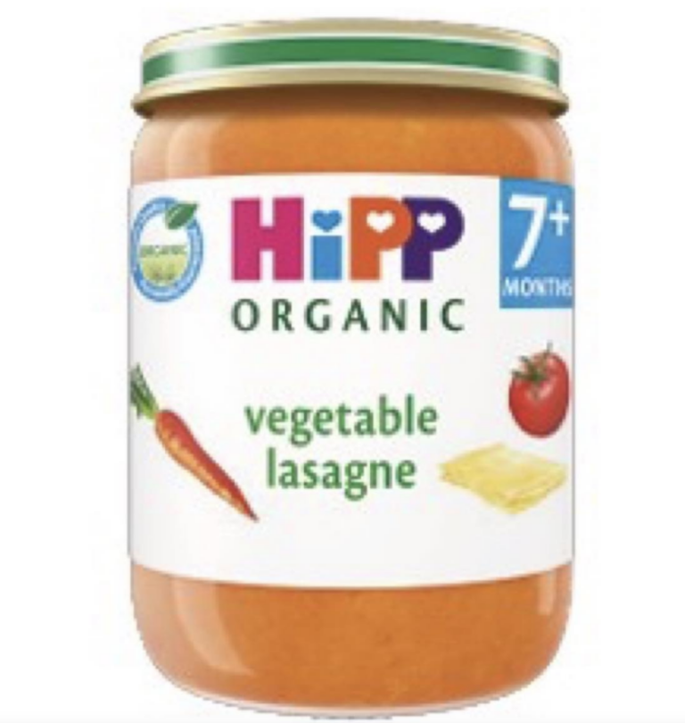 HiPP Organic UK Recalls Baby Veggie Lasagne Over Allergy Alert