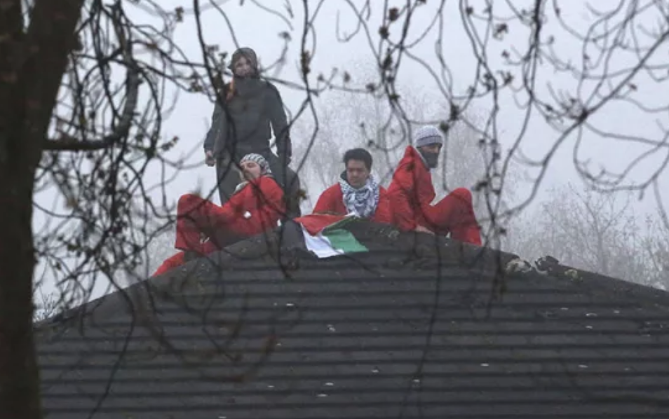 our Protesters Jailed for Damaging Teledyne Defence Roof in Bradford