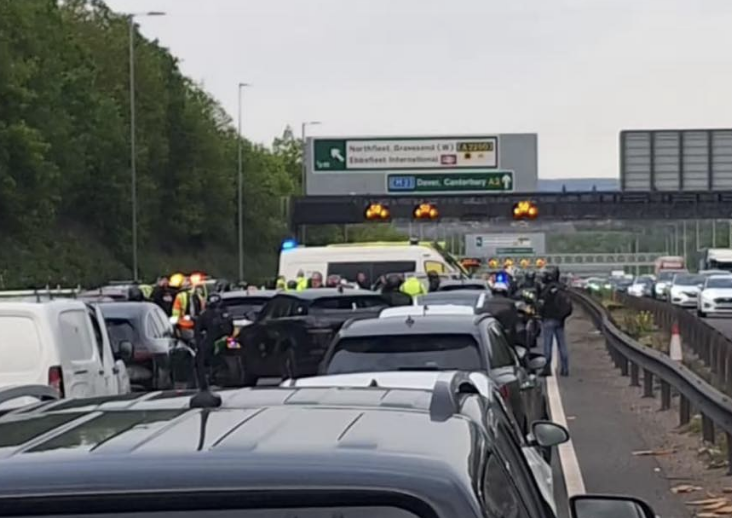 Motorcyclist Seriously Injured in A2 Crash Near Bluewater