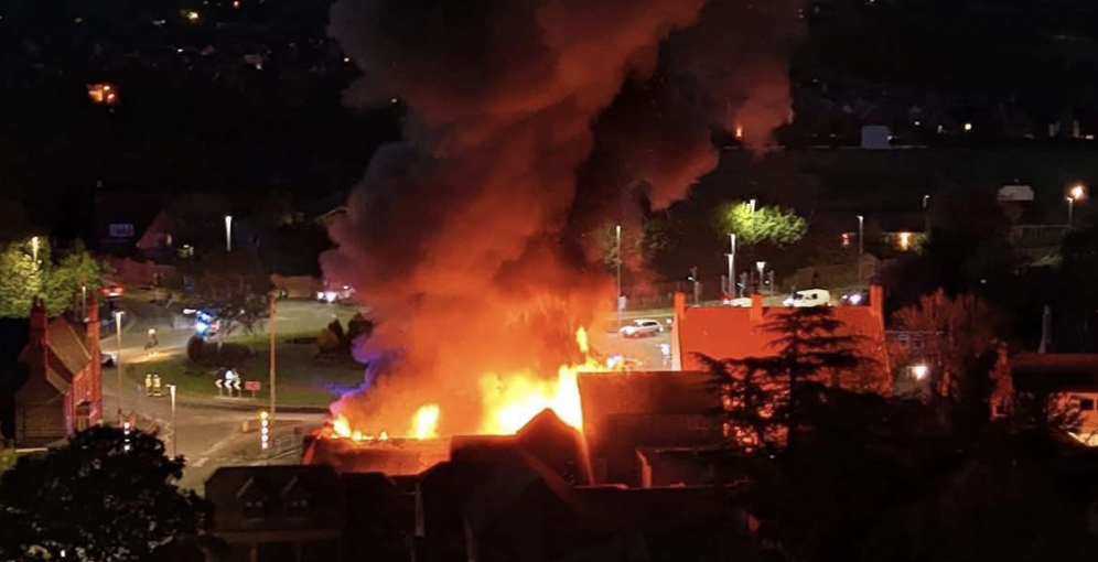 Major Fire at Retford Commercial Property Draws Multiple Fire Crews