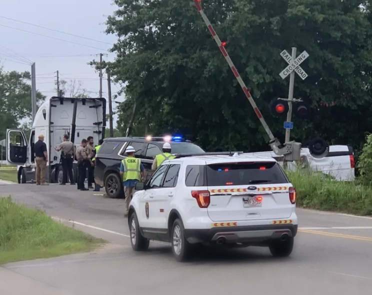 Amtrak Train Hits Truck in Grand Bay on US Highway 90