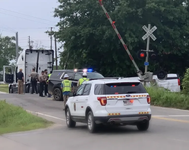 Amtrak Train Hits Truck in Grand Bay on US Highway 90