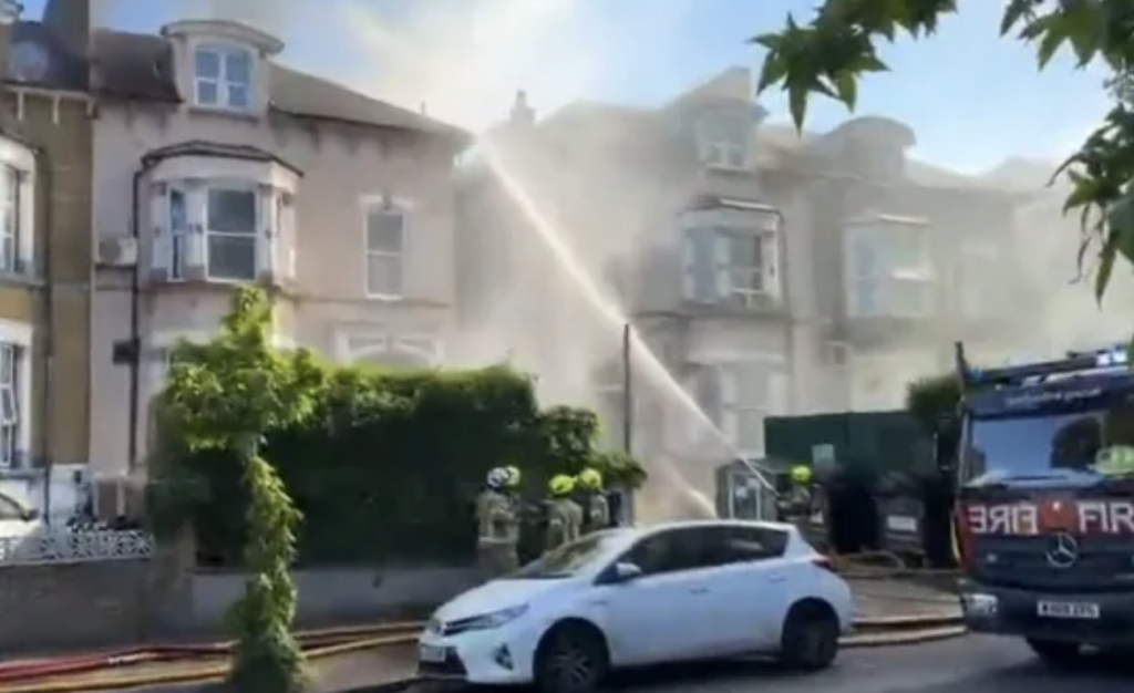 Synagogue Evacuated After Fire Spreads to Home in East London