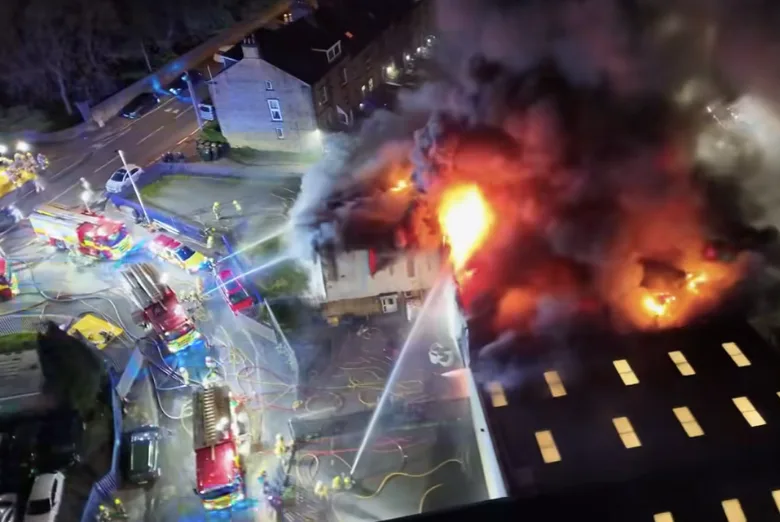Bradford Factory Blaze Draws Huge Fire Response Overnight