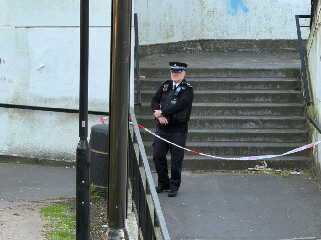 Three men arrested after man shot dead outside block of flats in Woolwich