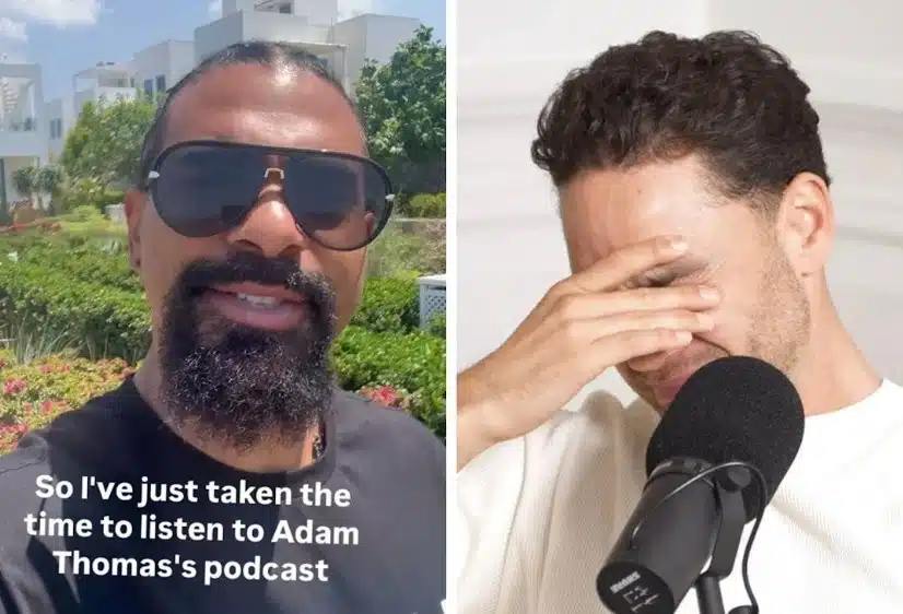 David Haye Slams Adam Thomas Over I’m A Celeb Podcast Tears