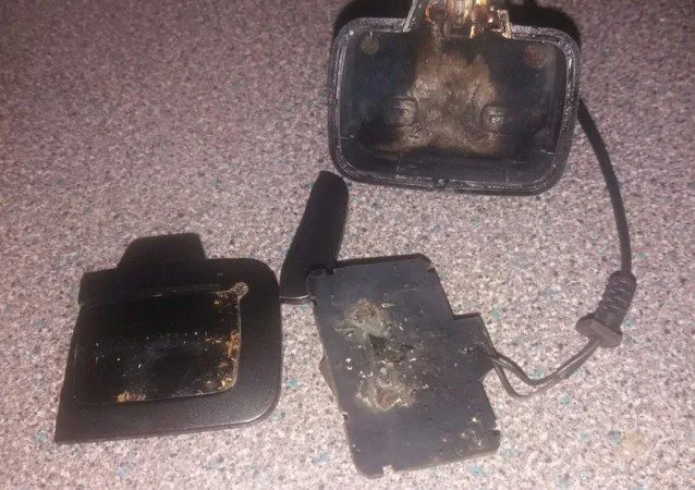 Charger Adapter Exploding Fire Crews chilling warning after exploding phone Charger in Gosport ...